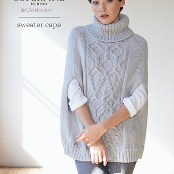 Cleckheaton Sweater Cape Knitting Pattern