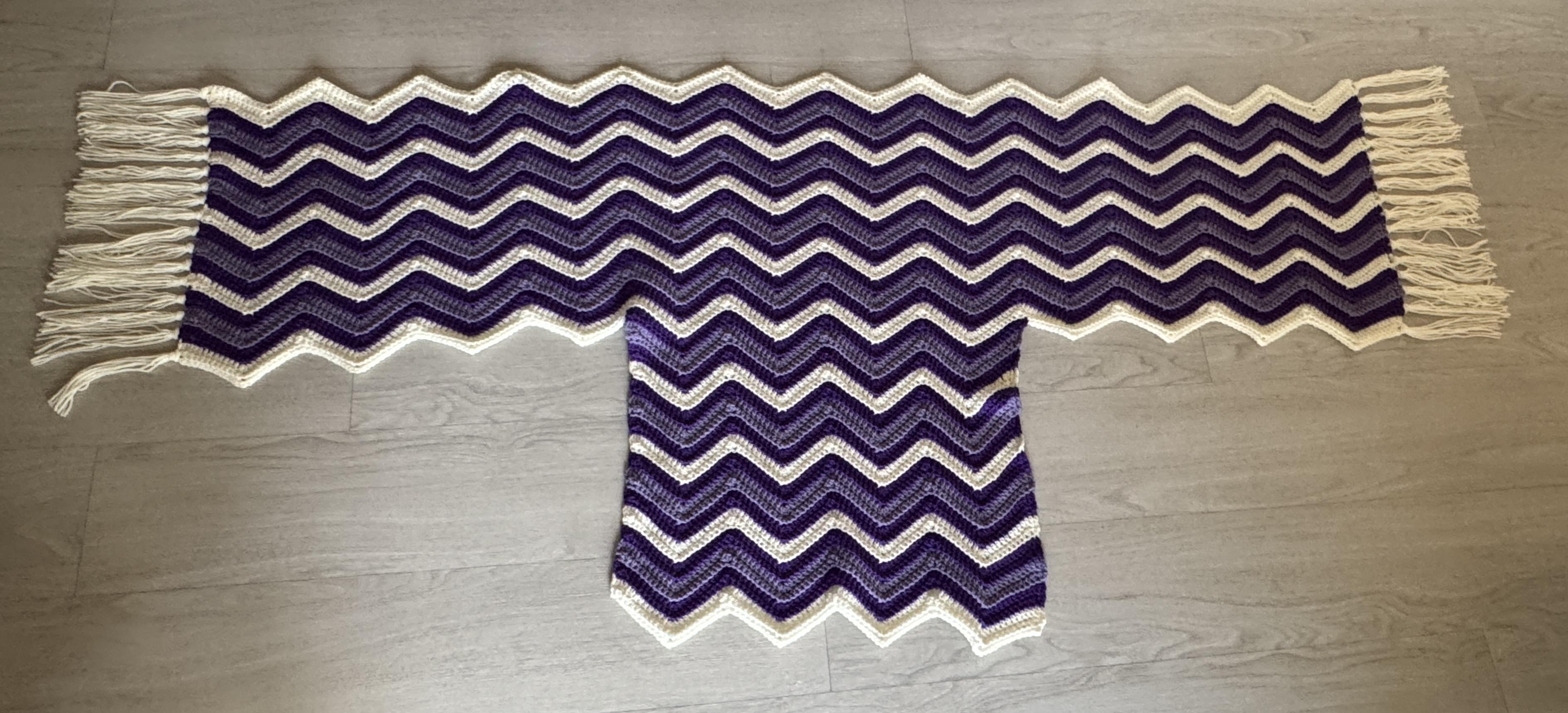 Harriette's EASY Ripple Sweater Wrap