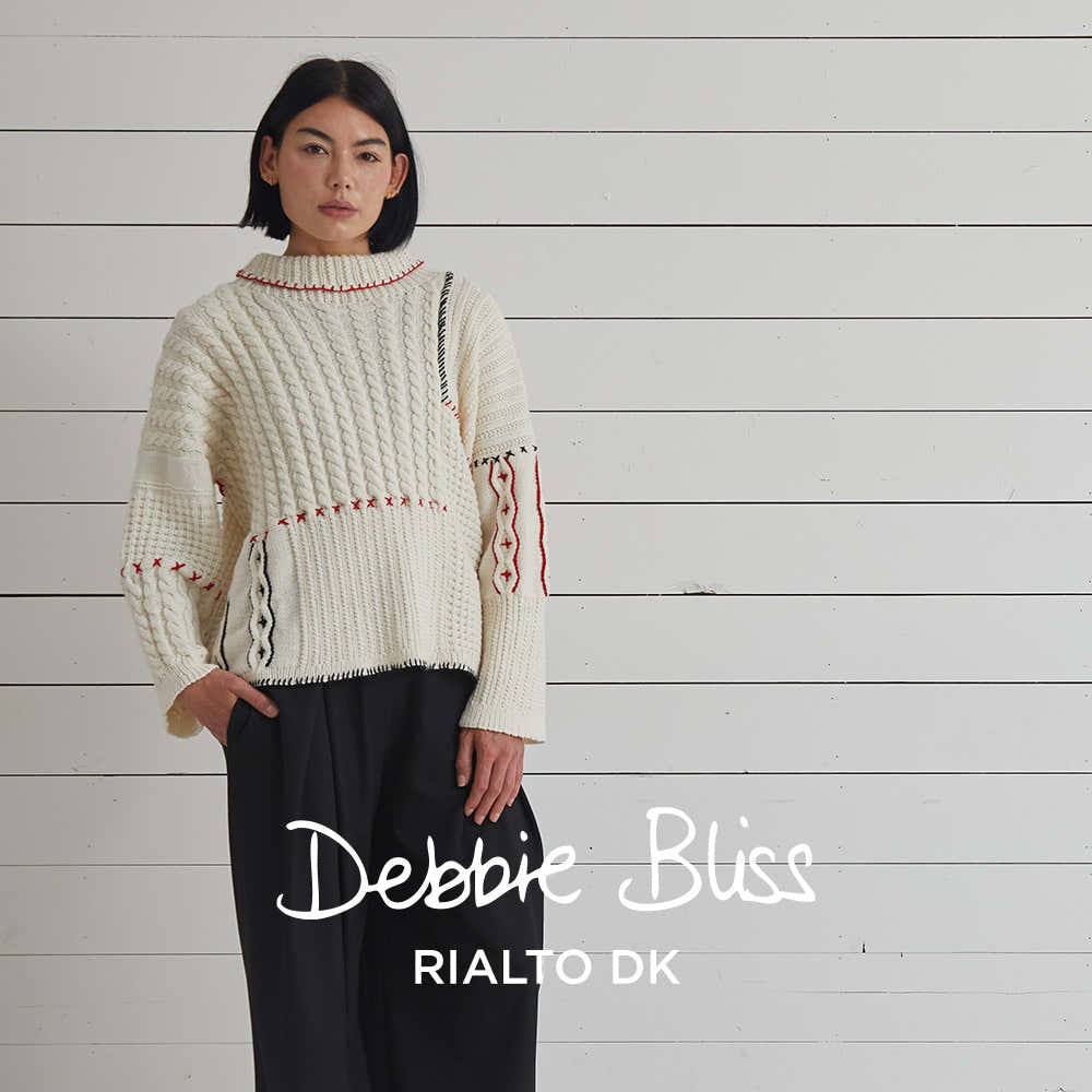 Debbie Bliss Alina Cable Sweater Knitting Pattern