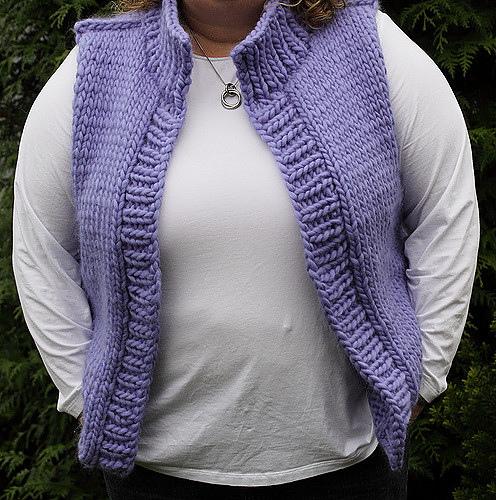 Super Bulky Plus Size Winter Vest