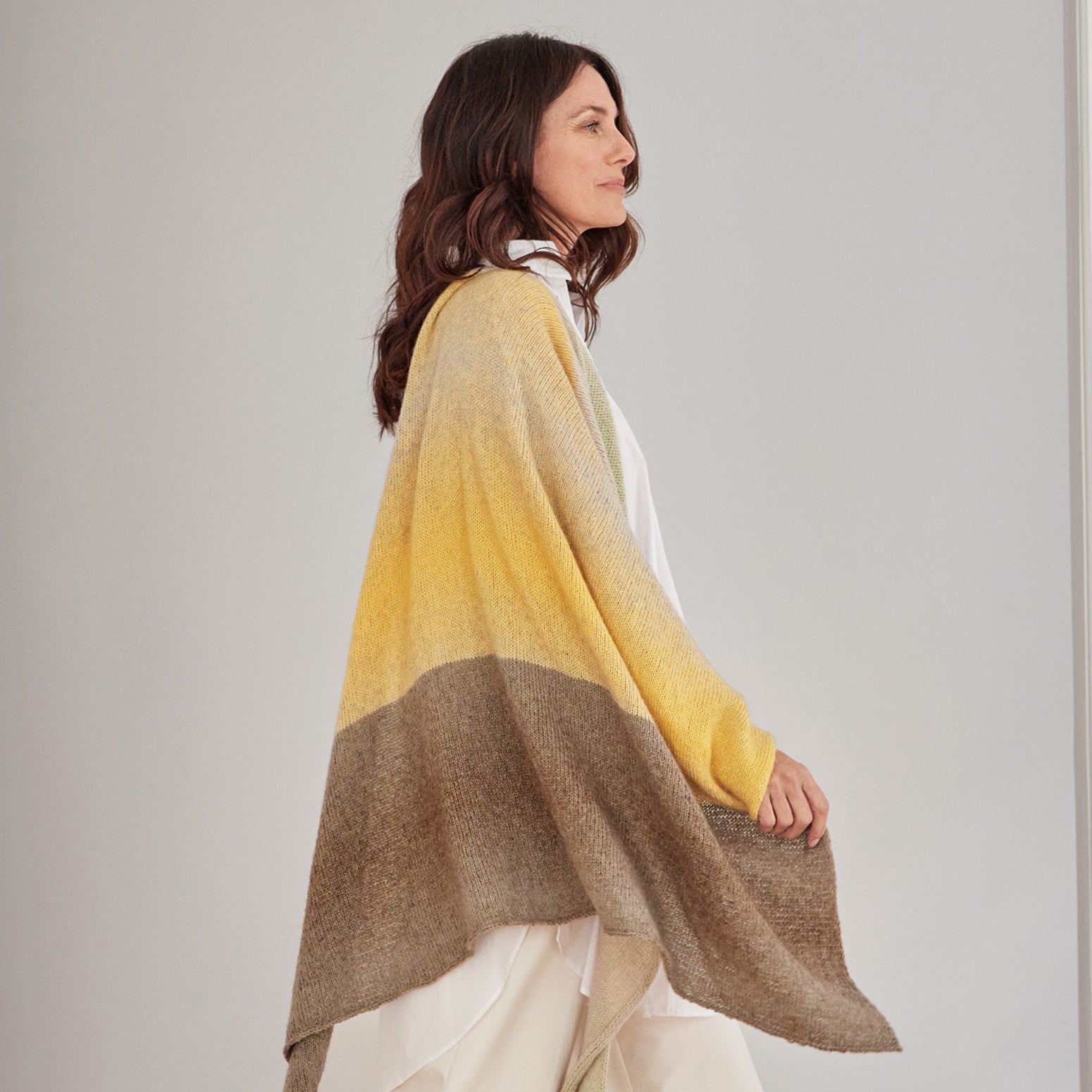 Lana Grossa Shawl Wrap Knitting Pattern