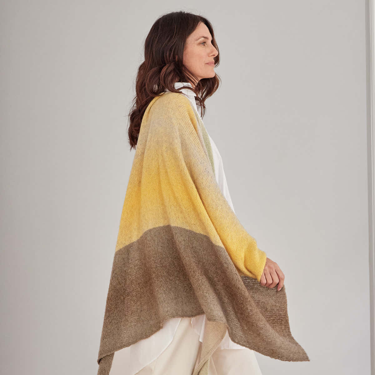 Lana Grossa Shawl Wrap Knitting Pattern