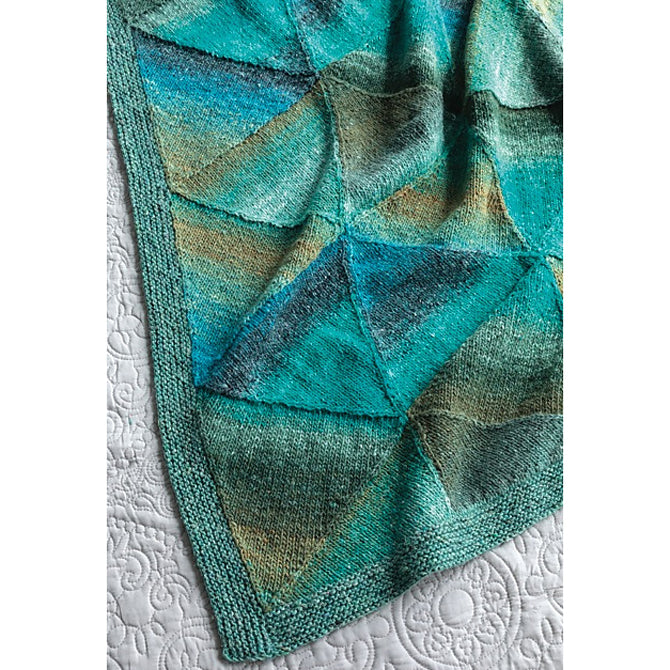 Noro Mitered Blanket Knitting Pattern