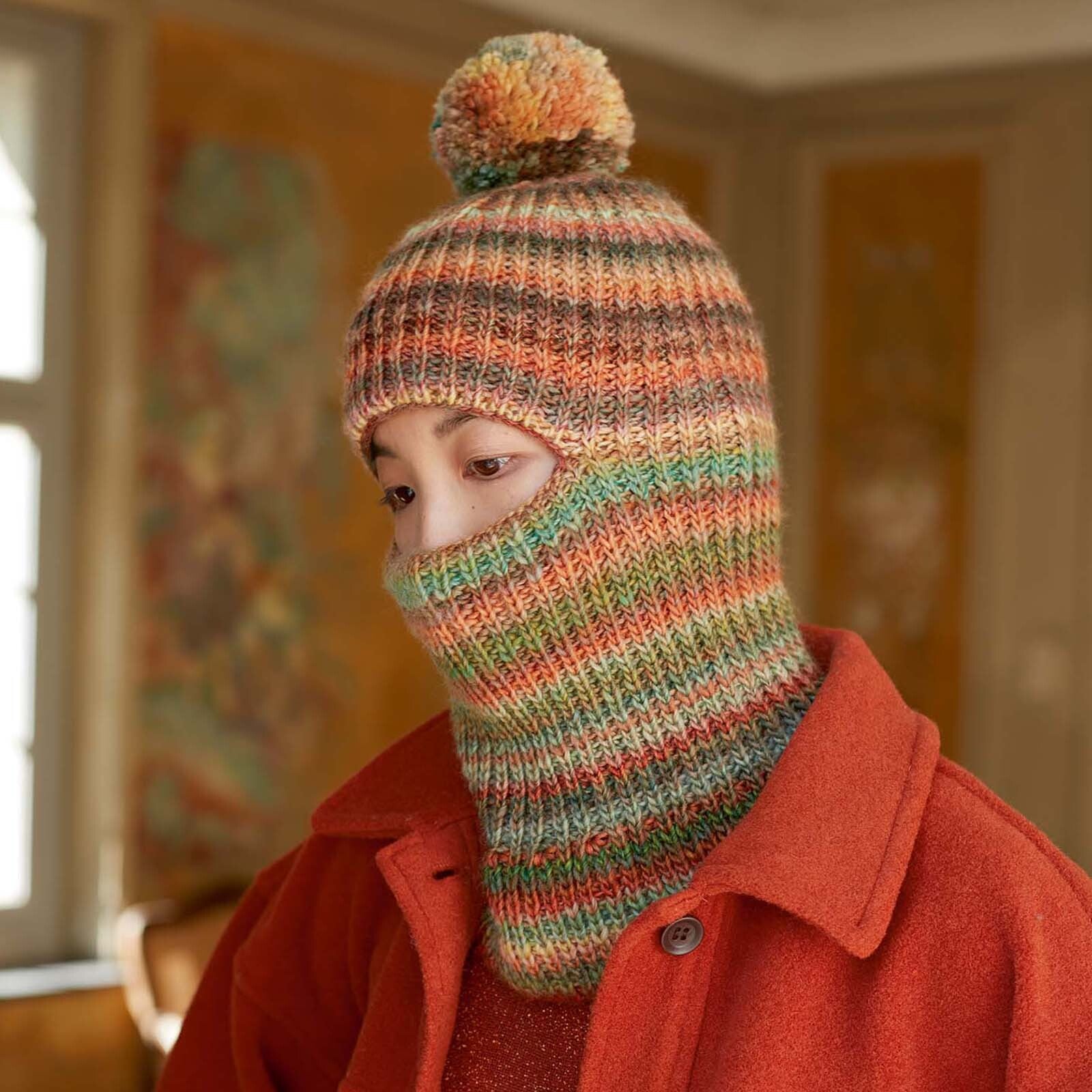 Lang PTO46-02 Balaclava Hat Knitting Pattern