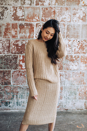 Alby Way Pullover in Lion Brand Basic Stitch Skein Tones - M20408 BSAP PDF