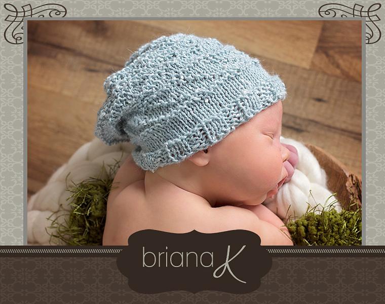 Newborn Knit Slouchy Hat