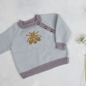 Busy Bee Sweater Jumper Knitting Pattern