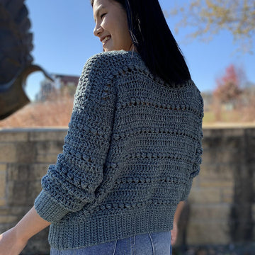 Bead Stitch Crochet Sweater