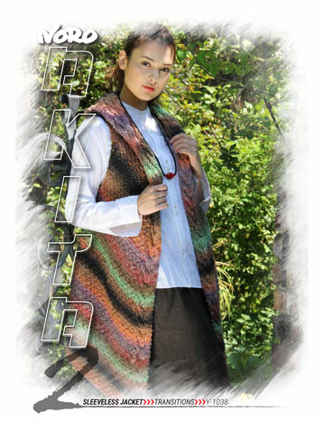 Noro Sleeveless Jacket Two (Akita 2) Coat Knitting Pattern