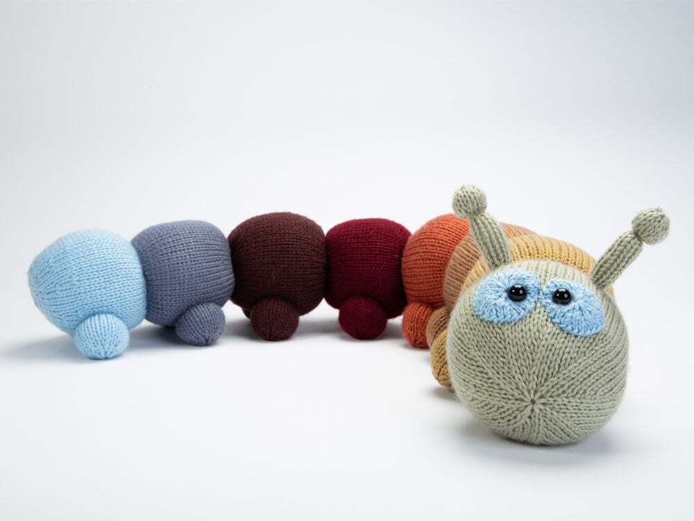 Deramores Caterpillar Draught Excluder Knitting Pattern