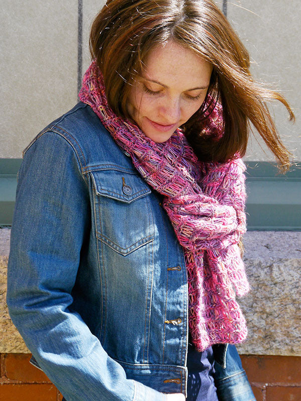 Transfix Scarf in Berroco Boboli Lace PDF (Free)