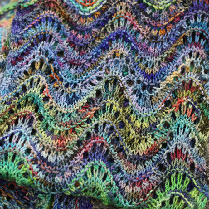 Koigu Little Mermaid Scarf Knitting Pattern
