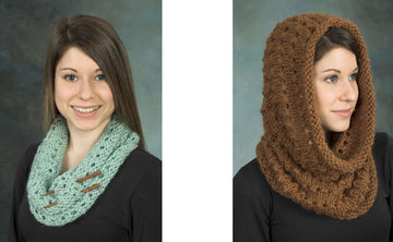 Dotted Swiss Cowl in Plymouth Baby Alpaca Grande - F298 - PDF