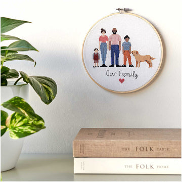 Rico Figurico Family Cross Stitch Kit
