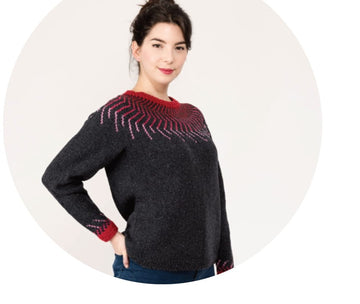 Twist Collective Thunderbolt Jumper Knitting Pattern