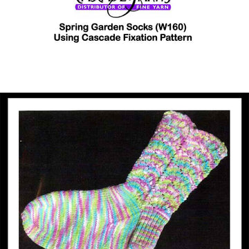 Spring Garden Socks Knitting Pattern