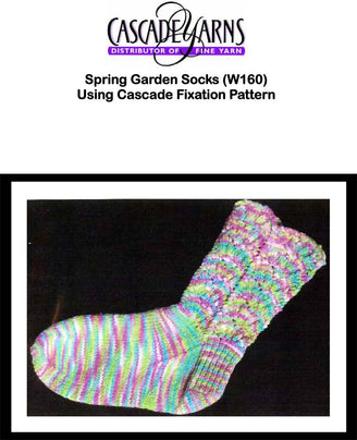 Spring Garden Socks Knitting Pattern