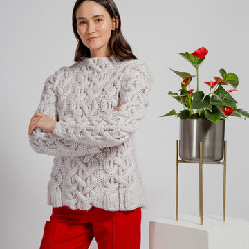 MillaMia Nikka Cable Jumper Knitting Pattern