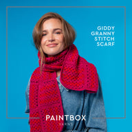 Paintbox Yarns Giddy Granny Stitch Scarf Crochet Pattern