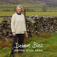 Debbie Bliss Cable Entrelac Sweater Knitting Pattern