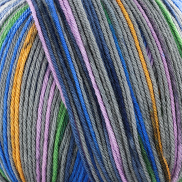 Grey, Blues, Green, Orange, Lilac (2681)