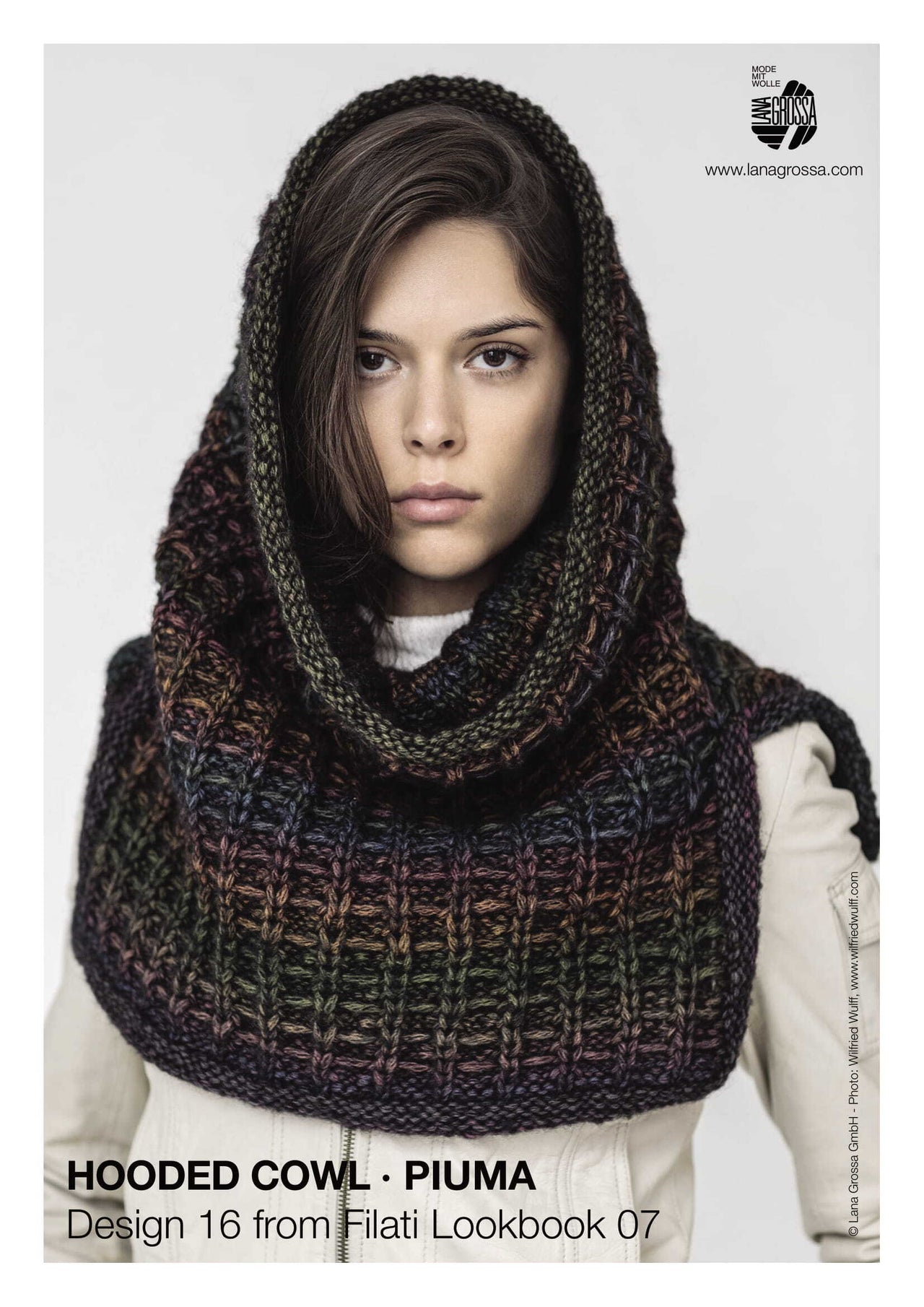 Lana Grossa 16 Hooded Cowl in Piuma PDF