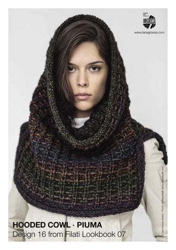 Lana Grossa 16 Hooded Cowl in Piuma PDF