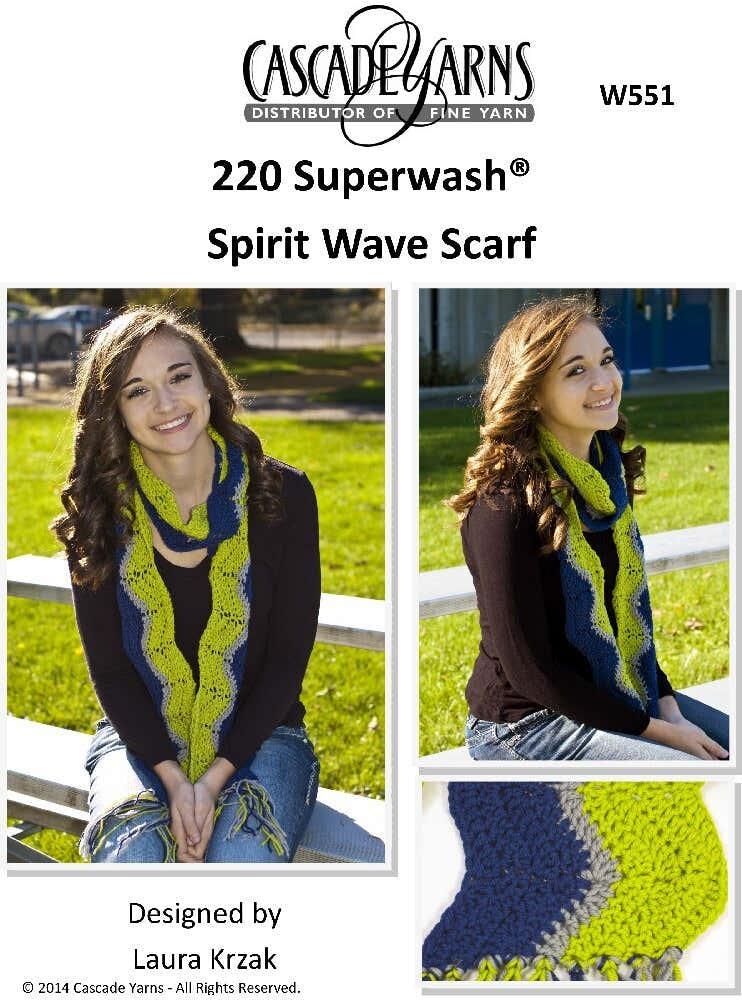 Spirit Wave Scarf Crochet Pattern