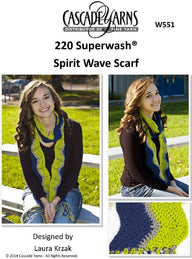 Spirit Wave Scarf Crochet Pattern