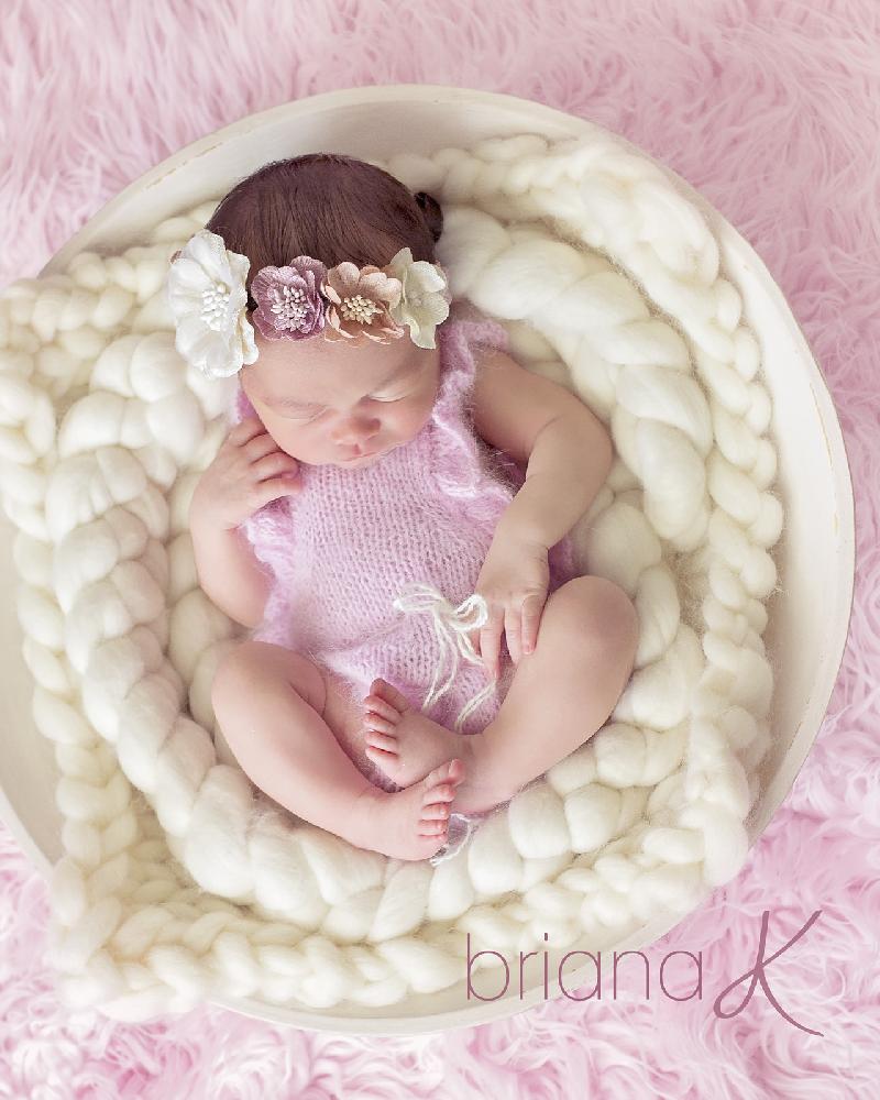 Ruffle Butterfly Knit Onesie