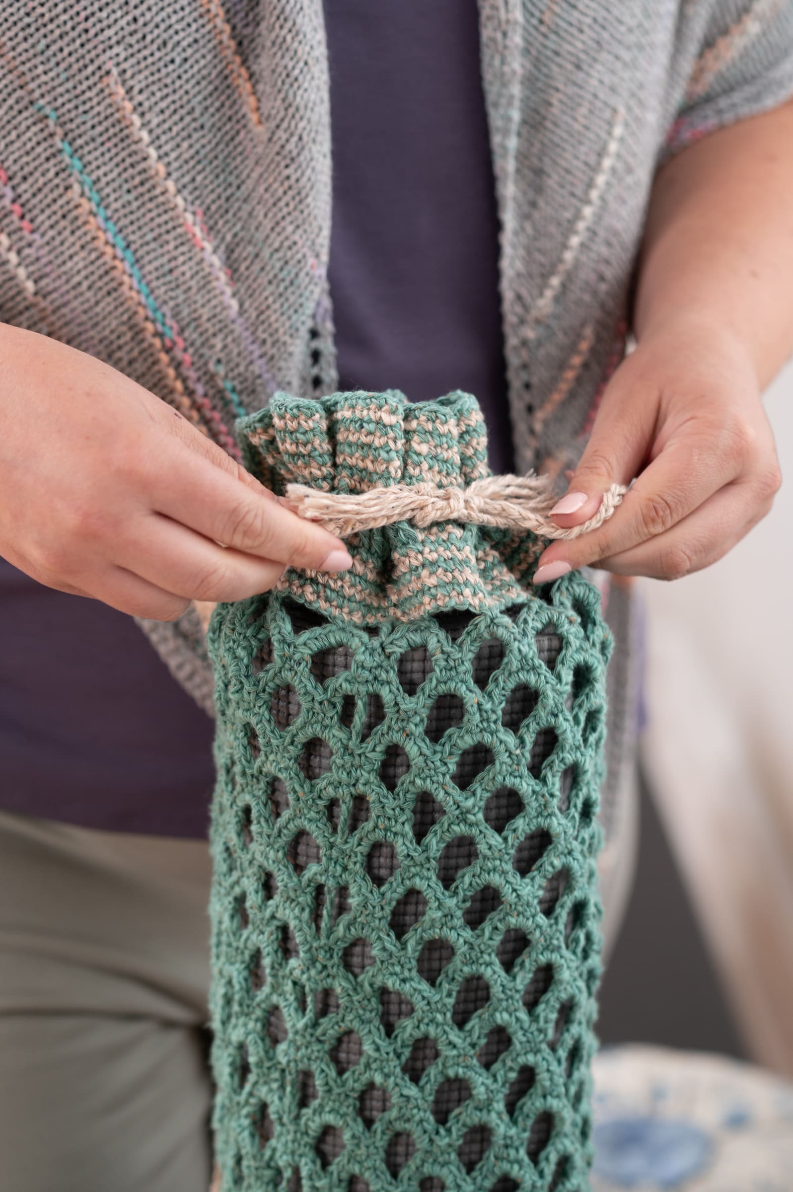 Berroco Rest & Reset Kornfield Bag Crochet Pattern