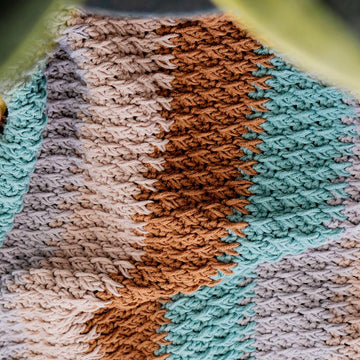 Alpine Stitch Textured Blanket