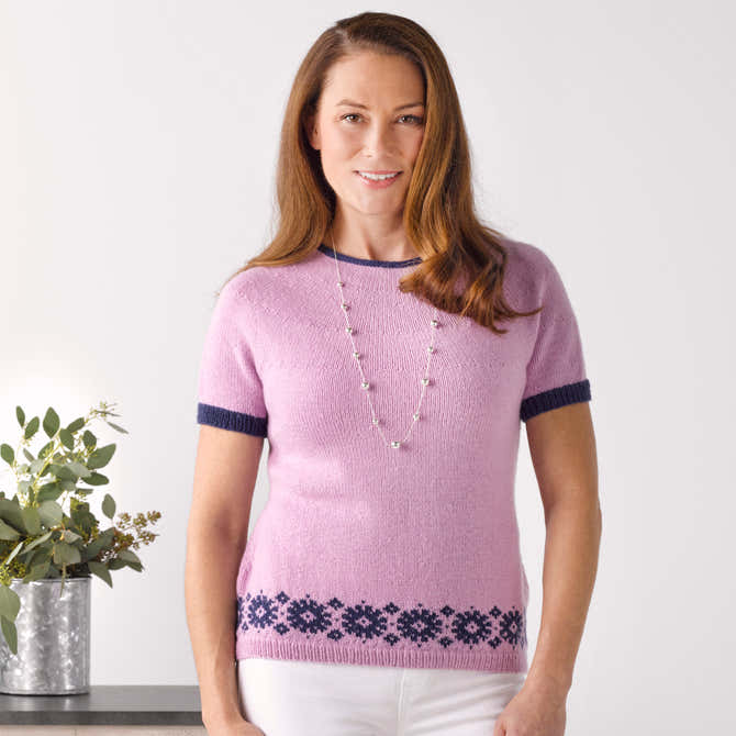 Valley Yarns Rhodonite Knitting Pattern