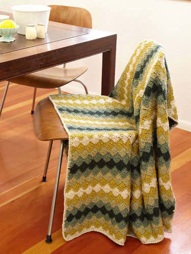 Berroco Greenway Blanket Crochet Pattern