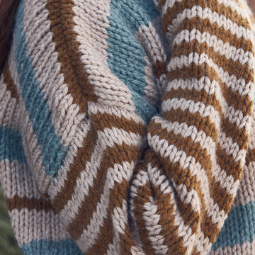 Easton Striped Pullover Jumper Knitting Pattern