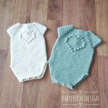 Heart Baby Romper