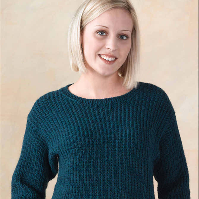 Valley Yarns The Space Heater Sweater Knitting Pattern