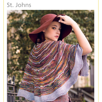 St. Johns Shawl in Malabrigo Arroyo - PDF