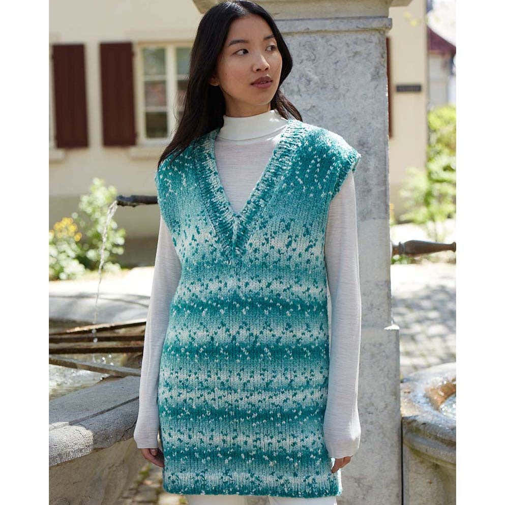 Lang PTO47-01 Vest Waistcoat Knitting Pattern