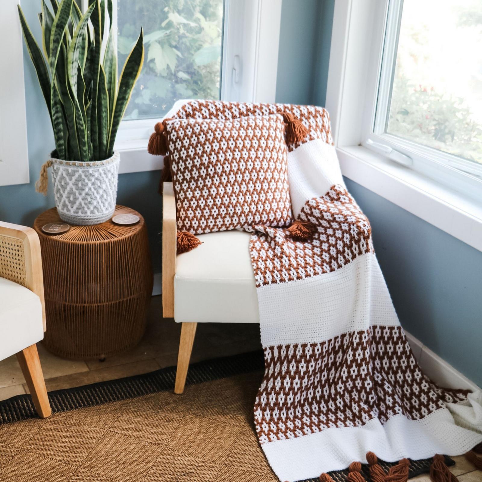 Desert Dunes Mosaic Pillow