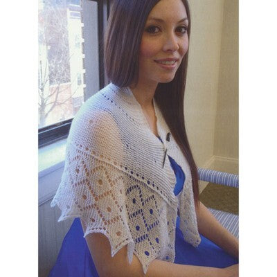 Plymouth Yarn 2887 Shawl Wrap Knitting Pattern