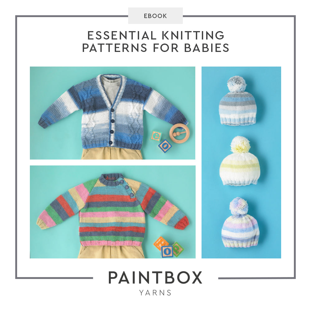Paintbox Yarns Essential Knitting Patterns for Babies