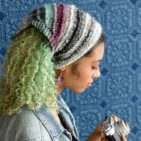 Noro The Knit Bandana Accessory Knitting Pattern