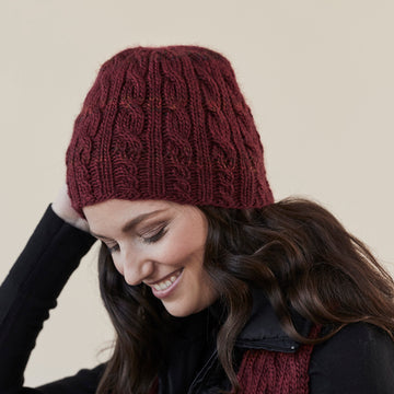 Tahki Yarns Montrose Hat & Scarf Knitting Pattern
