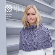 MillaMia Ebba Cable Cape Knitting Pattern