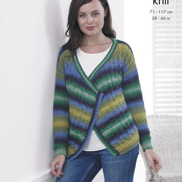 Cardigan & Sweater in King Cole Riot DK - 5007 - PDF