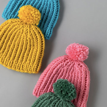 Paintbox Yarns Happy Hat Knitting Pattern
