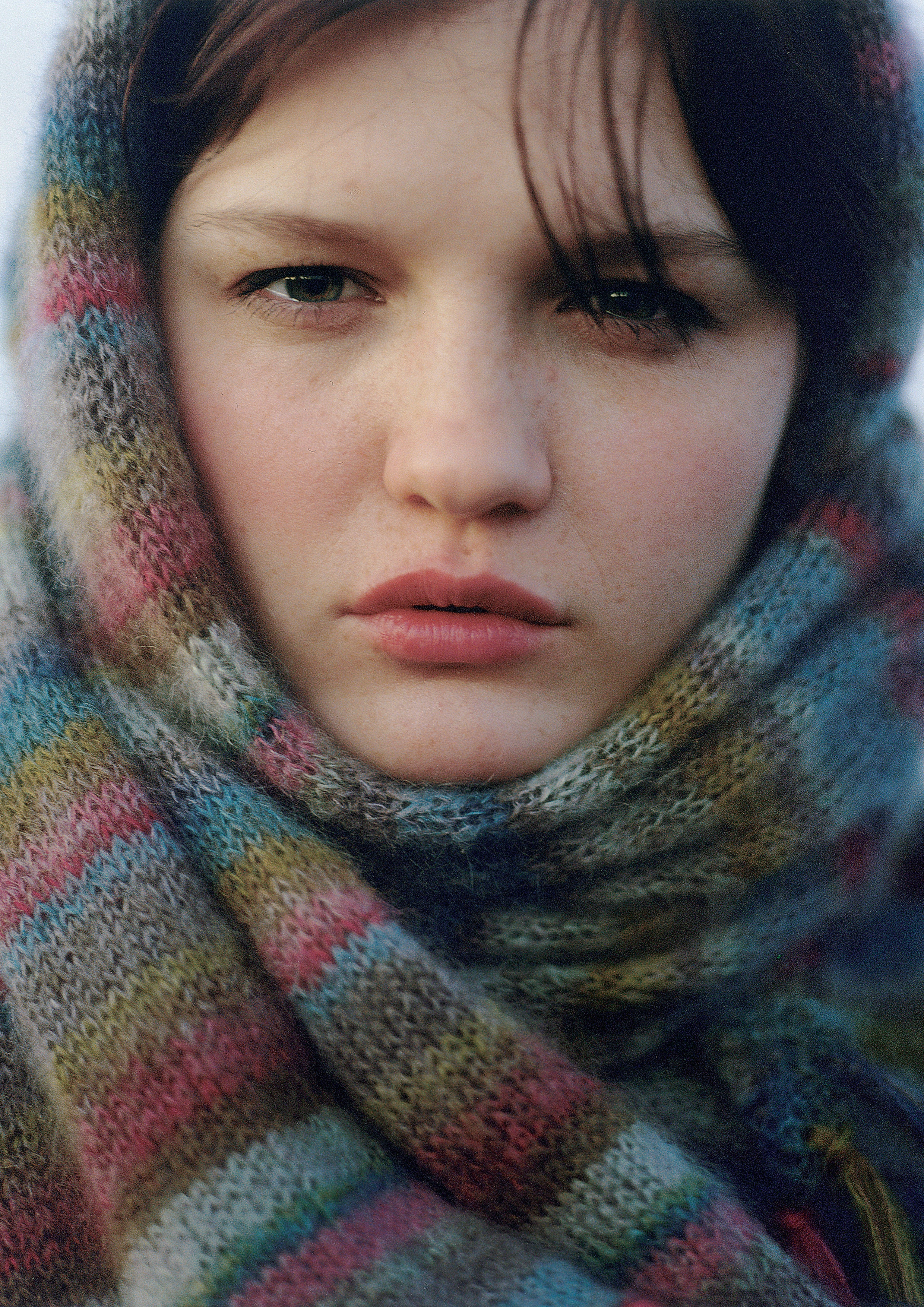Earth Stripe Wrap Scarf Knitting Pattern