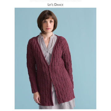 Classic Elite Yarns Let's Dance Cardigan Knitting Pattern