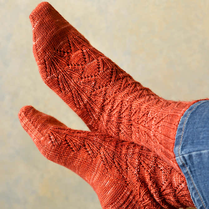 Valley Yarns Great Meteor Socks Knitting Pattern